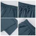 thumbnail image 6 of 2026 Men's Athletic Pants with Zipper Pockets Lightweight Tapered Joggers Breathable for Workout Running Travel Track Pants Blue 2XL, 6 of 9