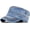 Denim Blue, variant on Military Cadet Army Cap for Men Women-Washed Cotton Vintage Adjustable Flat Top Baseball Hat