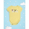thumbnail image 3 of Cute Spooky Ghost Kittens Bodysuit Infant -Image by Shutterstock,  12 Months, 3 of 4