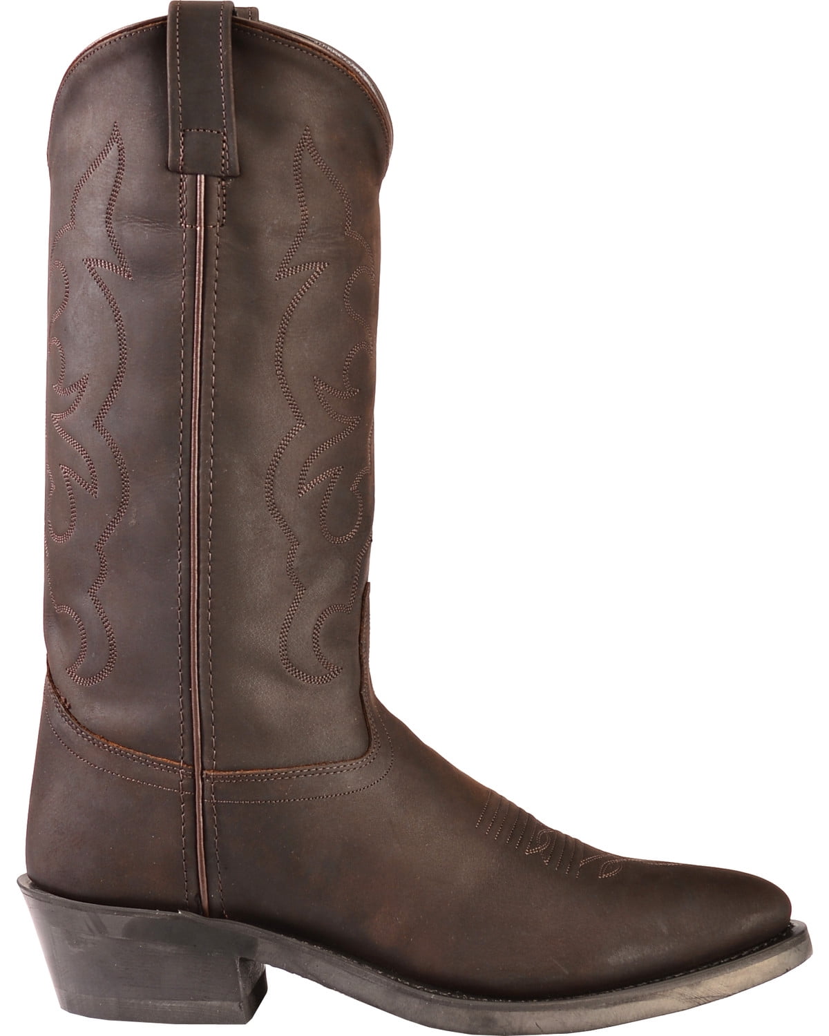 Old West Mens Trucker Leather Western Work 13\