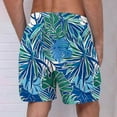 thumbnail image 4 of BiZtdJrK Sales Today Clearance, Men's Swim Trunks Hawaiian Tropical Print Board Shorts 2025 Summer Lightweight Beach Shorts Casual Drawstring Elastic Waist Sweat Shorts Multicolor L, 4 of 5