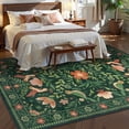 thumbnail image 4 of Lahome Decor 6'x9' Boho Bird Area Rugs,Floral Rug for Living Room Machine Washable,Soft Indoor Carpet,Non-Slip Low Pile for Bedroom Dining Room Playroom Office,Green, 4 of 9