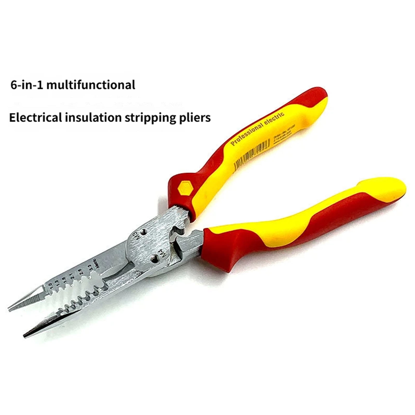 Multifunctional Electrician Wire Stripper Crimper Tool Suitable for Peeling Networking Cabling Wire Stripper