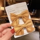 thumbnail image 3 of Hair Bow Hair Clips Christmas Bows Hair Clips For Women Cream Bow Bow For Hair Beige Bow Clips Hair Ribbon Bow Clips Cute Hair Accessories, 3 of 3