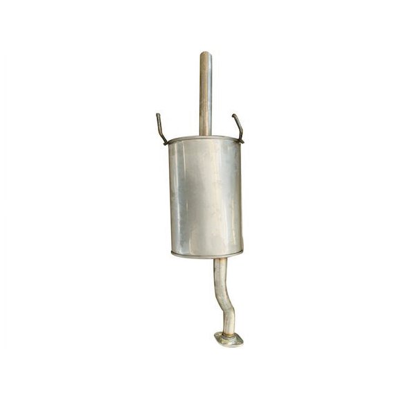 Rear Muffler - Compatible with 2002 - 2005 Honda Civic Coupe 2-Door 1.7L 4-Cylinder GAS 2003 2004