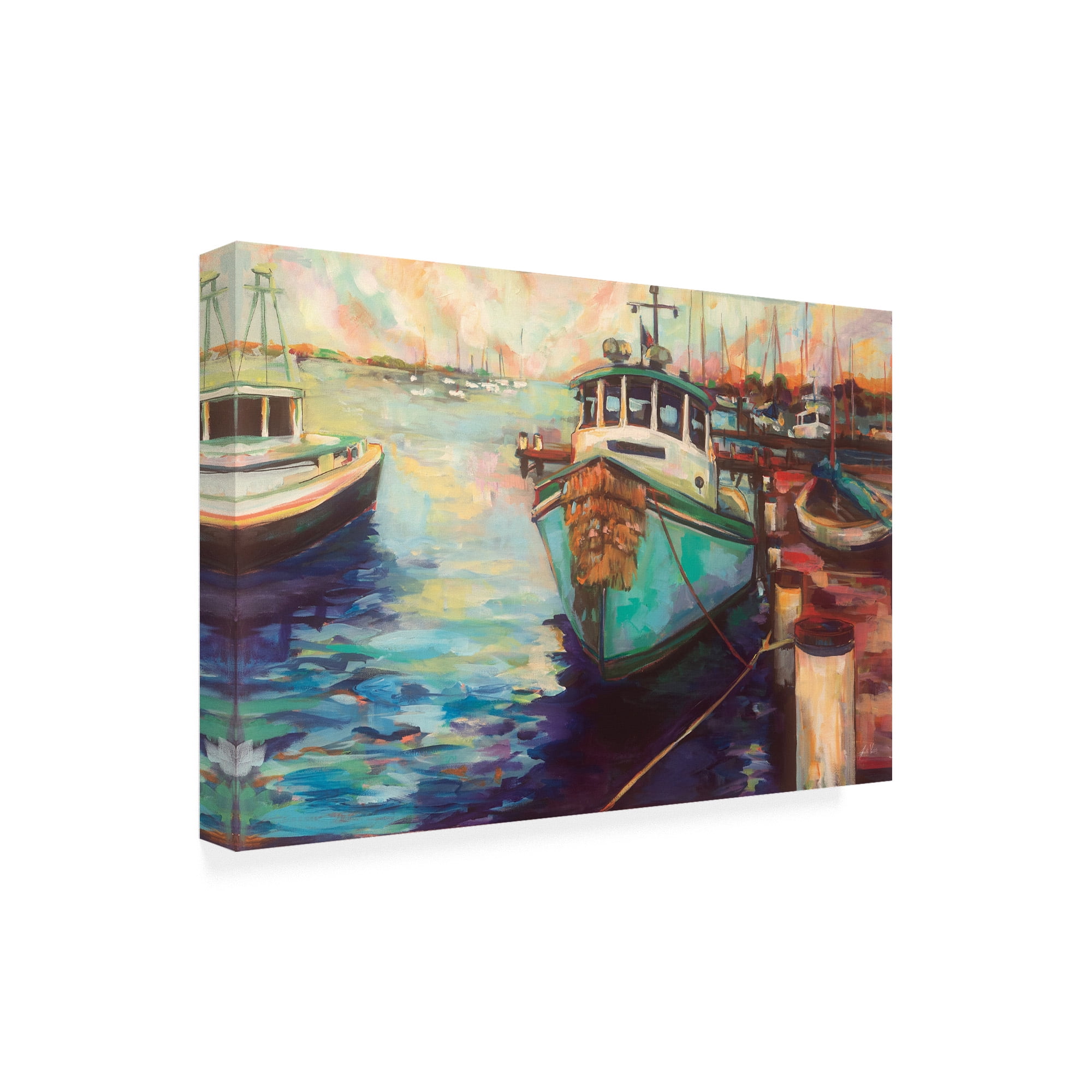 Trademark Fine Art 'At Fords' Canvas Art by Jeanette Vertentes