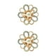 thumbnail image 2 of Minnieouse Bufanda anillo elegante chal Clip oro plata bufandas hebilla con diamantes de imitación estilo moderno Heronsbill regalos para mujeres Type1 NO1, 2 of 6