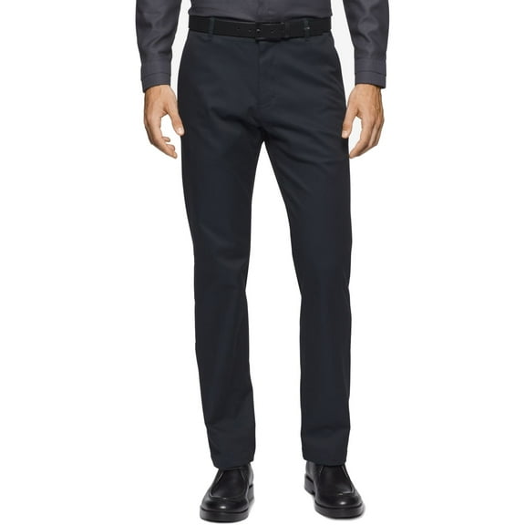 Calvin Klein NEW Blue Mens Size 32X32 Straight Fit Khakis Chinos Pants