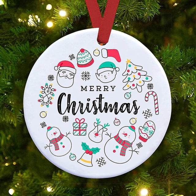 Decoraciones navideñas - Adornos de madera para árboles de Navidad Decoración para árboles de Navidad Adornos para árboles de Navidad Accesorios navideños colgantes Árbol de Navidad