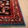thumbnail image 3 of SAFAVIEH Vintage Hamadan Keighley Oriental Area Rug, Turquoise/Red, 4' x 6', 3 of 8