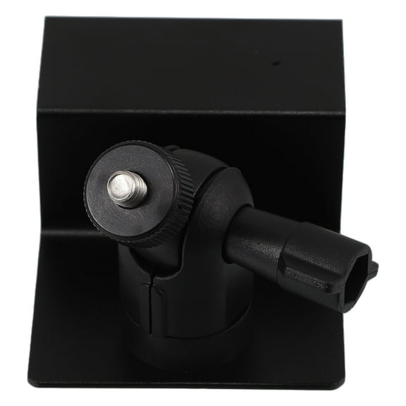 FRCOLOR  Ring Camera Gutter Mount Solar Lighting Panel Mounting Bracket Black