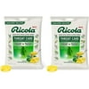 Ricola Max Throat Care Cool Peppermint Large Bags Cough Suppressant Drops Dual Action Liquid Center Soothing Long-Lasting Relief - 34 Count Pack of 2