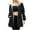 Black, variant on Women's Winter Hooded Coat Parkas Overcoat with Pockets Fleece Long Outwear Jacket with Drawstring Thicken Parka Coat Long Coat for Women S-126 Khaki 4XL