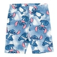 thumbnail image 3 of Disney Lilo & Stitch Little Girls T-Shirt and Bike Shorts Outfit Set Tie Dye 7-8, 3 of 5