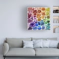 thumbnail image 3 of Cora Niele 'Rainbow of Crystals' Canvas Art, 3 of 3