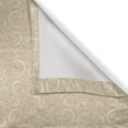 thumbnail image 4 of Ambesonne Boho Valance Pack of 2, Swirled Floral Patterns, 54"X18", Beige, 4 of 5