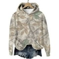 thumbnail image 5 of Maplenight Camo Hoodies for Women Men Maple Leaf Graphic Hooded Sweatshirt Fleece Pullover Sweatshirts Long Sleeve Tops with Pocket, 5 of 6
