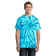 thumbnail image 1 of Port & Company Mens Essential Tie-Dye Tee - Turquoise - Large, 1 of 1