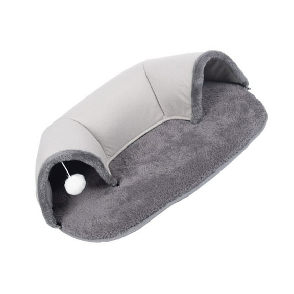 AOOOWER Cats Cave Felted Kittens Play Tube Pet Tunnel for Cats Natural Felted Cats Cave for Everyday Use and Comfortable