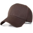 thumbnail image 1 of Men Women Multiple Colour Baseball Cap Peaked Cap Solid Color Adjustable Unisex Spring Summer Dad Hat Shade Sport Baseball Cap,Coffice,Adjustable, 1 of 7