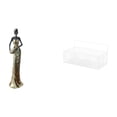 thumbnail image 1 of Escultura de figura de mujer tribal africana, artesanía vintage, adorno decorativo para chimenea, armario, decoración del hogar con cestas flotantes p, 1 of 8
