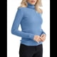 thumbnail image 3 of Suéteres Acanalados para Mujer, Lindos Suéteres de Punto de Cuello Alto, Ajustados y Cálidos Azul Mar un Tamaño, 3 of 9