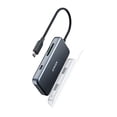 thumbnail image 2 of Concentrador USB C Anker, adaptador USB C 5 en 1, con suministro de potencia de 60 W, lector de tarjetas microSD y SD, 2 puertos USB 3.0, para MacBook Pro, Chromebook, XPS y más, 2 of 2