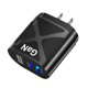 thumbnail image 3 of Fast Quick Charge Phone Fast Wall Charger 65W PD USB C QC3.0 Dual Fast Charging Adapter 2 Plug, 3 of 5
