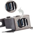 thumbnail image 1 of Juegos de cerradura de puerta de doble rodillo, pestillos de gabinete fuertes, cerradura de puerta estable o cerradura de muebles adecuada para todo tipo de puertas LingWen 8390612767951, 1 of 1