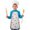 Fireman and Cloud, variant on Fireman and Truck Black Pattern Teens Aprons, Adjustable Neck Strap, Toddler & Teens Aprons for Cooking & Baking, 19x23.6 Inches