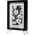 thumbnail image 6 of Concepts Modern Black Wood Photo Frame with Gold Arch Stand – Sleek Tabletop Picture Frame, Minimalist Desk Decor, Gift-Ready Frame for Home & Office ( pack of 4 ), 6 of 7
