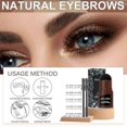 thumbnail image 2 of Eyebrow Stamp Set Natural Hairline Powder Eyebrow Card Makeup Shadow Contouring Powder, 2 of 5