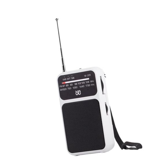 Panel transparente de banda doble portátil de radio AM con regalos de auriculares de 35 mm para personas mayores accesorios profesionales de edad