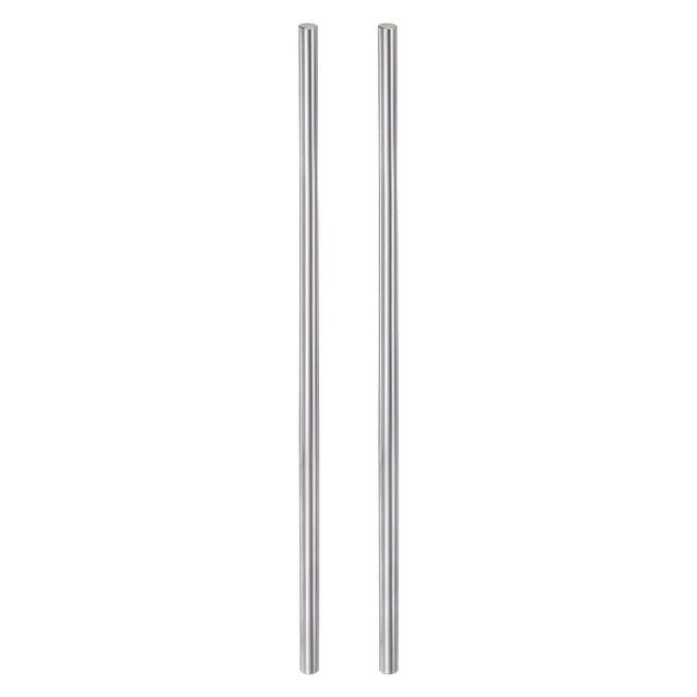 Unique Bargains Linear Motion Rod Shaft Guide 12mm x 400mm Steel, 2 Pieces