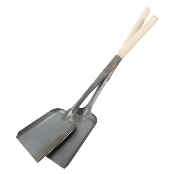 FRCOLOR  2 Pcs Portable Garden Shovel Ash Scoop for Fire Pit Fireplace Shovels Digging