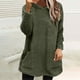 thumbnail image 5 of Tops deportivos,Chaqueta con capucha de color liso para mujer, sudadera informal holgada, top de poliéster de manga larga para uso diario, sopatenor, 5 of 8