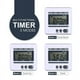 thumbnail image 5 of 4X Temporizador de Cuenta Regresiva Digital 4 Canales Cuenta Regresiva Arriba Cocina Cocina Temporizador Reloj, 5 of 5
