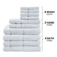 thumbnail image 6 of (3 pack) Mainstays 10 Piece Towel Set with Upgraded Softness & Durability, White, 6 of 14