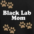 thumbnail image 3 of CafePress - Black Lab Mom Pajamas - Women's Short Sleeve Print T-Shirt and Pants Dark Cotton Pajama Set, 3 of 7