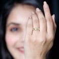 thumbnail image 4 of Rosec Jewels - Lab Grown Diamond Band Ring for Men (Ef-Vs Quality) - Flush Set Diamond Ring for Valentines Day, 10K Yellow Gold, US 8.50, 4 of 8