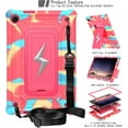 thumbnail image 3 of elitegadget Case for Lenovo Tab 10.1 inch 2025 Released (TB311FU) - Dual Layer Protective Hybrid Cover Case with Kickstand Lightning Design (Candy/Pink), 3 of 6