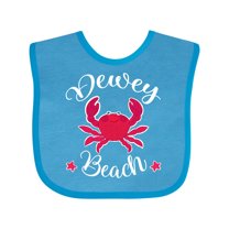 Inktastic Dewey Beach Delaware Boys or Girls Baby Bib