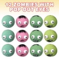 thumbnail image 2 of Juego de 12 juguetes Squeezy Stress Relief Toys ArtCreativity Zombie, 2 of 6