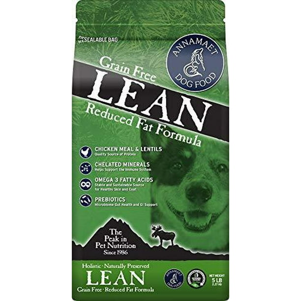 Annamaet GrainFree Lean Low Fat Formula Dry Dog Food 12