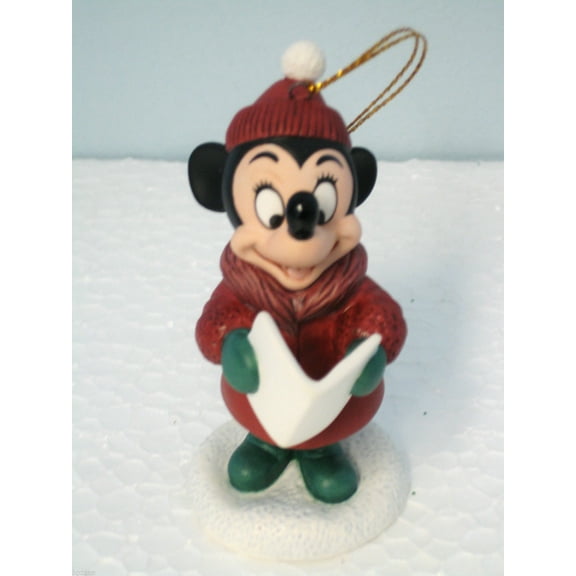 WDCC Pluto's Christmas Tree Caroler Minnie Mouse Ornament