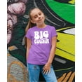 thumbnail image 3 of Big Cousin Retro T-Shirts for Toddler & Youth Kids Purple Shirt 12 Months, 3 of 5
