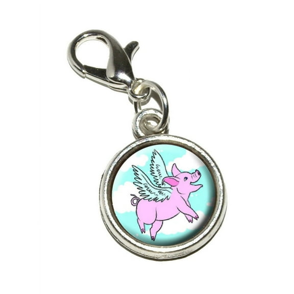 Flying Pig - When Pigs Fly Bracelet Charm