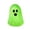 Green, variant on DAMAI 3PCS Halloween Glow-in-the-Dark Mini Ghosts Figures,Multi-Color Transparent Resin Small Ghost Statues,Decorative Tiny Statue for Desk Shelf Halloween Party