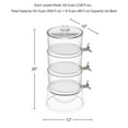 thumbnail image 2 of 3-Tier Beverage Dispenser-Stackable Layers with Spigots & Ice Chilling Bowl-Holds 2.76 Gallons-Shatterproof Drink Stand for Parties by Classic Cuisine, 2 of 8