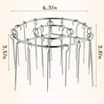 thumbnail image 2 of Air Fryer BBQ Set with 30 Vertical Meat Skewers and Round Hanging Rack Stainless Steel Air Fryer Grill Skewer Rack Air Fryer Accessories, 2 of 7